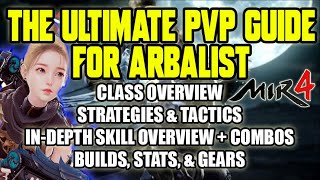 MIR4  THE ULTIMATE PVP GUIDE for ARBALIST [upl. by Gish]