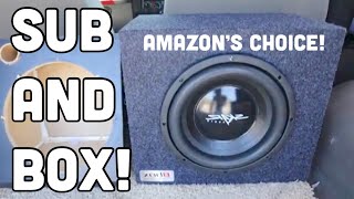 “Amazons Choice” subwoofer and box TEST Skar Audio 10 inch sub install [upl. by Flight]