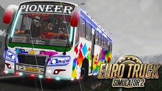 KERALA PRIVATE BUS CUSTOMIZATION EURO TRUCK SIMULATOR 2 [upl. by Honey]