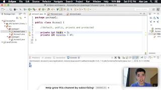 Access Modifiers Java Tutorial 82 [upl. by Jess]