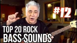 TOP 20 ROCK BASS SOUNDS OF ALL TIME [upl. by Kantos]