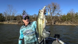 FOX Sports Outdoors SouthWEST 13  2019 Lake Dardanelle Arkansas Largemouth Bass Fishing [upl. by Maury25]