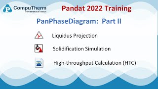 Pandat2022 Training PanPhaseDiagram Part 2 [upl. by Pinelli]