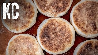 FOOLPROOF ENGLISH MUFFIN RECIPE  Tons of Nooks and Crannies [upl. by Nalyk]