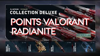 VALORANT  La boutique  radianite et points valorant [upl. by Eelidnarb]