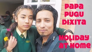 Papa Pugu Dixita coming home  vlog [upl. by Green]