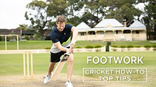 Footwork  Top Tips  Cricket HowTo  Steve Smith Cricket Academy [upl. by Assile920]