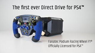 Fanatec Podium Racing Wheel F1®  Officially Licensed for PS4™ [upl. by Nibbs953]