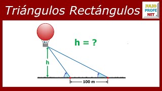 Problema 2 de TRIGONOMETRÍA EN TRIÁNGULOS RECTÁNGULOS [upl. by Helyn]