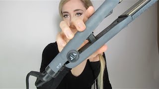 How To Crimp Hair Using A Straightener  LifeOfMeganandLiz [upl. by Gamages]