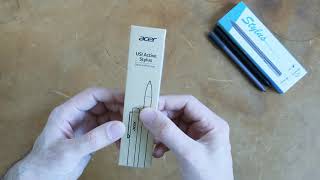 Acer USI Active Stylus Pen Unboxing and First Impression [upl. by Delaryd]