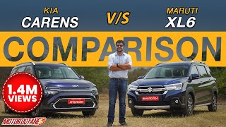 Kia Carens vs Maruti XL6 Comparison  Ab hoga Asli Test [upl. by Masry]