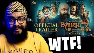 Barroz 3D Trailer REACTION  Mohanlal [upl. by Neelrad]