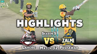 Peshawar Zalmi Inning Full Highlights  Lahore vs Peshawar  Match 32  HBL PSL 2020  MB2T [upl. by Annnora]