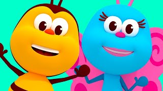 The Hokey Pokey Dance and More Songs  Kids Songs amp Nursery Rhymes  Boogie Bugs [upl. by Eupheemia96]