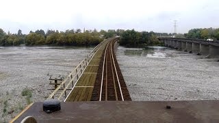 New Coastal Pacific Train 2014  Part 1  from the Drivers Cab and Open Air Observation Carriage [upl. by Neibaf]