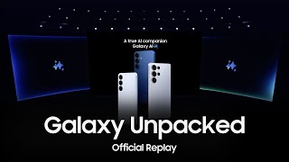 Official Replay  Galaxy Unpacked January 2025  Samsung [upl. by Anastice464]