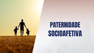 Paternidade socioafetiva [upl. by Sualocin]