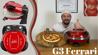 Pizzaofen für 120€   ich teste den G3Ferrari G10006 Delizia Pizzamaker [upl. by Aromas307]