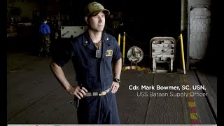 Day in the Life of a Navy Supply Corps Officer USS Bataan [upl. by Idihsar]