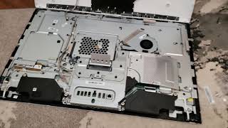 HP All In One 27quot Disassembly Change to SSD amp Benchmarking [upl. by Peadar]