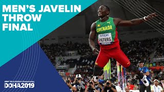 Mens Javelin Final  World Athletics Championships Doha 2019 [upl. by Robert]