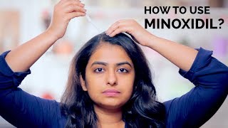 How To Use Minoxidil  Hair Regrowth  Skin Diaries [upl. by Nedroj696]