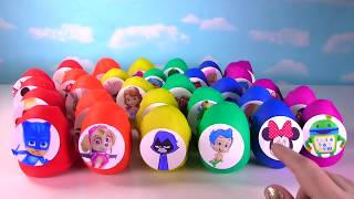 60 Surprise Eggs Play Doh and Slime Eggs [upl. by Cassy]