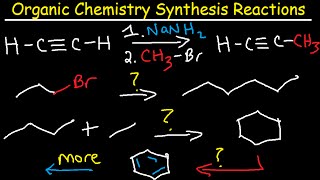 Organic Chemistry Synthesis Reactions  Examples and Practice Problems  Retrosynthesis [upl. by Kirsch342]