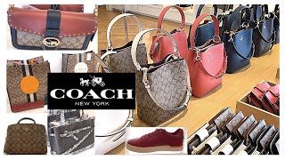 COACH OUTLET SALE HANDBAGS  SHOP WITH ME [upl. by Avirt]