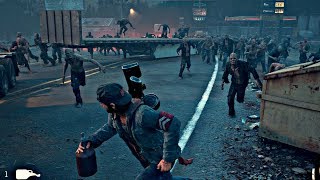 Days Gone  Zombies Horde Boss Fight Days Gone 2019 PS4 Pro [upl. by Seldun895]