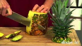 How to Cut Pineapple  Allrecipes [upl. by Vullo]