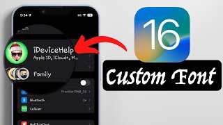 Get Custom System Font on iPhone [upl. by Fiore]