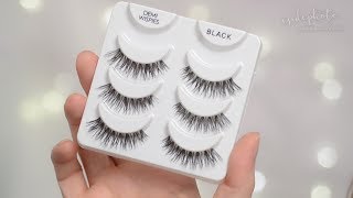 Ardell Demi Wispies Lashes Review amp Demo  CORRIE V [upl. by Pia]