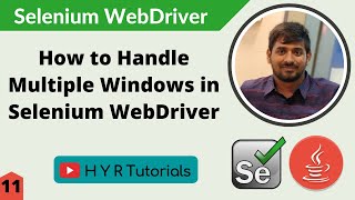 How to Handle Multiple Windows in Selenium WebDriver [upl. by Fabria38]