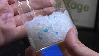 Make Sodium Silicate AKA quotWater Glassquot from Cat Litter and Drain Opener [upl. by Eldnek123]