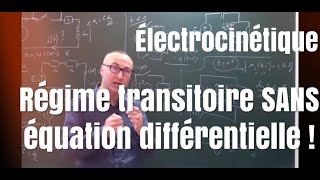 Electricité  les régimes transitoires sans équation différentielle [upl. by Ahseirej736]