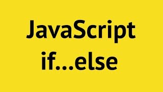 JavaScript if else tutorial [upl. by Anayhd]