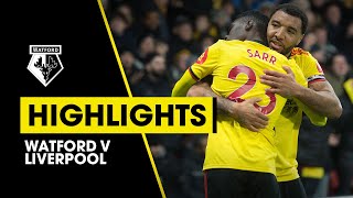 WATFORD 30 LIVERPOOL EXTENDED HIGHLIGHTS  SARR amp DEENEY GOALS [upl. by Norabel]