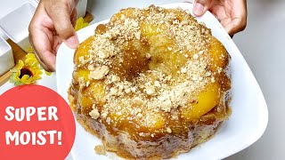 Peach Cobbler Pound Cake THE ONLY RECIPE YOU NEED [upl. by Rodger]