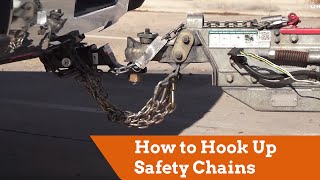 How to Hook up Safety Chains to Your Vehicle [upl. by Rundgren539]