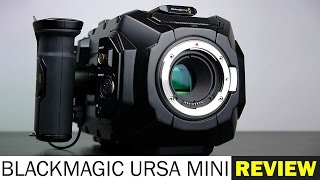 BlackMagic URSA MINI 4K Cinema Camera  FULL REVIEW [upl. by Nyrad]