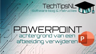 PowerPoint  Achtergrond afbeelding verwijderen [upl. by Vanny]