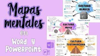 Mapas mentales en Word y Powerpoint Mireya GH [upl. by Sterrett]