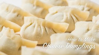 How to Make Chinese Dumplings recipe 饺子 [upl. by Ajnos237]