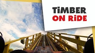 Timber  On ride dans la montagne russe qui envoie du bois  Les attractions Walibi [upl. by Benji808]