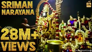 SrimanNarayana  Devotional 4K Video Song  Feat Nithyasree Mahadevan [upl. by Lordan]