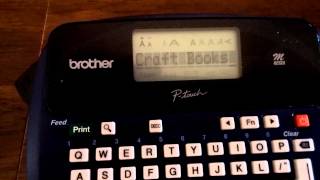 Brother PTouch Electronic Labeler [upl. by Alvy]