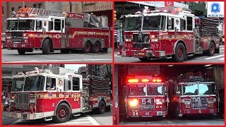 FDNY Fire Trucks Response Collection [upl. by Ikin]