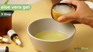 How to Mix Aloe Vera Gel with Oils [upl. by Dnalor]